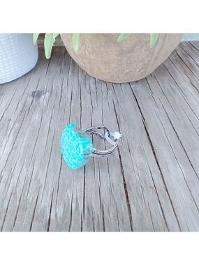 Western Turquoise Stone Cuff Ring